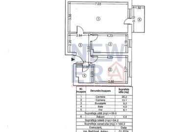 Apartament 2 Camere de Vanzare  Exigent Plaza Faza 5 - 4