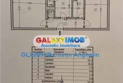 Apartament 2 camere nemobilat - metrou 1 minut - Piata Unirii - 10