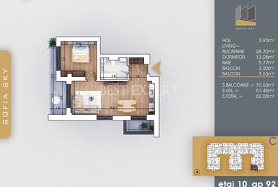 Apartament de vanzare Sector 3 Theodor Pallady 2 camera