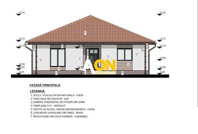 Teren 600 mp, proiect casă 4 camere + autorizație și utilități, Ciugud - 4