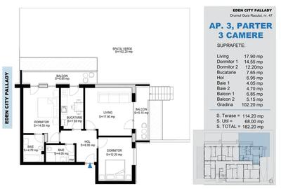 Apartament 3 camere decomandat gradina mare zona Pallady Nicolae Teclu - 2