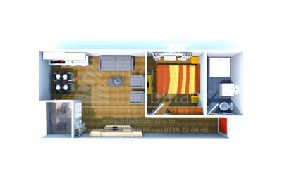 Apartament 2 camere, 53 mp,open-space, Lac Siutghiol, cod 161949 - 1