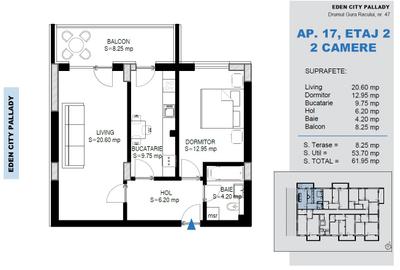 Apartament  cu 2 camere decomandat , Pallady Ikea - 4
