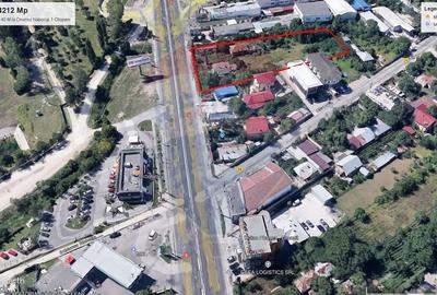 Teren de inchiriat Otopeni – 4212 mp cu deschidere 50 m la DN1 - 7