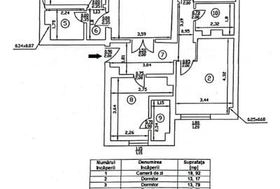 Apartament Modern, 4 camere, 94 mp - zona Unirii - 10