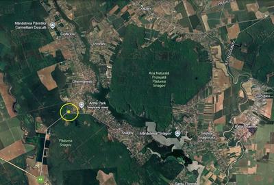 SNAGOV - Ghermanesti, lipit de Lidl, 1129 mp. teren intravilan construibil - 9