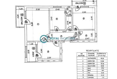Royal Imobiliare - Vanzare apartament 3 camere zona Paltinis - 20