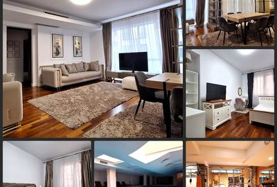 Apartament cu 4 camere semidecomandat, mobilat în Herăstrău