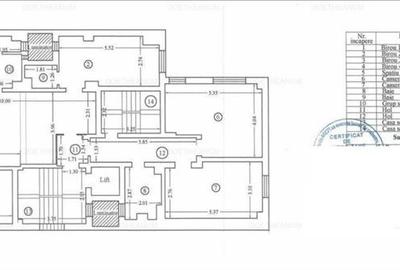 Birou central etj 1, 144mp utili