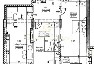 Vânzare apartament PREMIUM cu 3 camere | COPOU | 110 m.p - 16