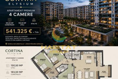 VanCORTINA ELYSIUM | Apartament 4 camere | 183,5 mp | Etaj 10 - 2