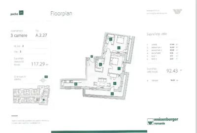 Apartament 3 camere+balcon I  Incalzire in pardoseala| Comision 0%| - 7