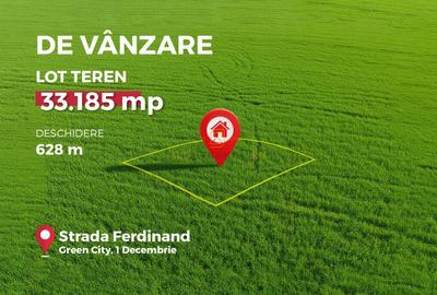 Teren intravilan, 1 Decembrie, deschidere DN5, certificat urbanistic - 1