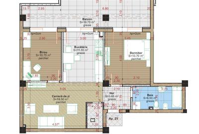 Finalizat!Apartament 3 camere 86mp 2 bai Terasa  Capat Pacurari - 3