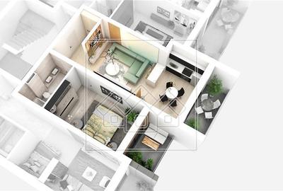 Apartament 2 camere si 2 balcoane - mobilat modern - DaVinci Homes - 6