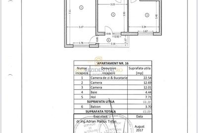 Apartament 3 camere gata de mutare + 2 locuri de parcare, Str Pucheni - 12
