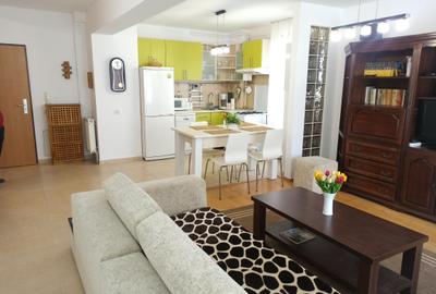 Apartament 3 camere + curte, Centru, bloc nou, mobilat - 1