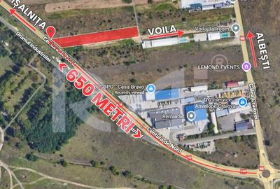 Teren Centura Nord | Giratoriu Albesti | INTRAVILAN | 39 EUR/ mp | 31 m front | - 1