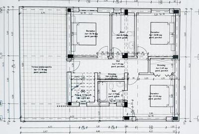 Casa individuala , 4 camere, 3 bai, garaj 26 mp , terasa 40 mp, VALEA ADANCA - 28