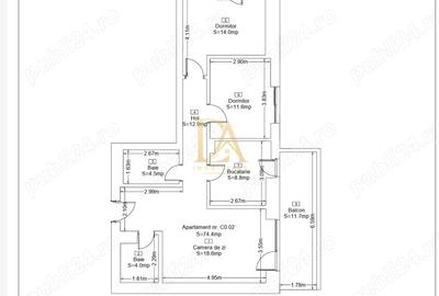 Apartament 3 camere Bloc 2025 74 mp|Metrou la 3 min Finisaje Premium - 3