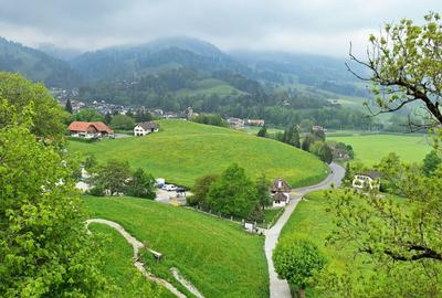 Vanzare 1266 mp teren superb Cheile Rasnoavei la munte langa padure si pensiuni - 1