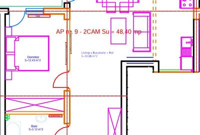 Apartament 2 camere, etaj 5, lift, parcare - zona Lidl Doamna Stanca - 5
