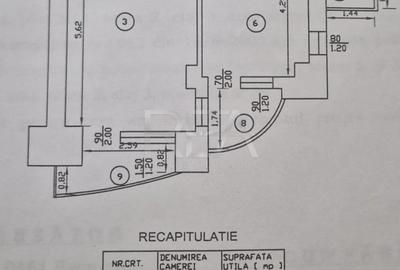 2 camere Octavian Goga decomandat, et. 3, metrou, 67 mp, bloc monolit - 7