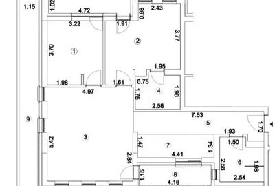 Apartament 3 camere 82 mp, terasa generoasa, balcon, bloc nou, metrou - 11