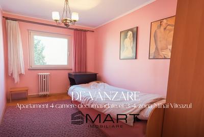 Apartament cu 4 camere decomandat, mobilat în Hipodrom 3