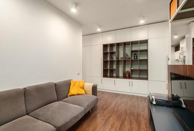 Ghica Plaza, 2 camere + birou, 2 bai, etaj 3/4,  parcare - 11