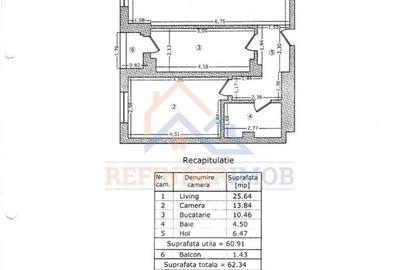 Apartament de vanzare cu 2 camere, Complex Activ Residence - 11