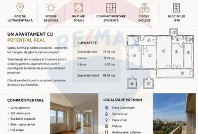 Apartament de vânzare 3 - 4 camere Zona P-ta Unirii Constitutiei Izvor - 3