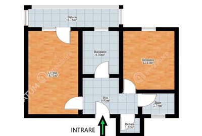 Apartament 2 camere balcon zona Mihai Viteazu din Sibiu - 6