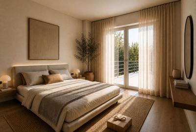 Apartament 2,5 camere, terasă 60 mp, loc de parcare subteran. - 2