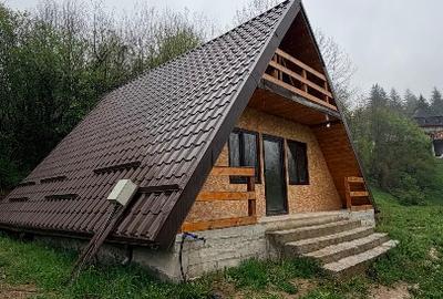 Casă Cabană A Frame la Munte de Vanzare 110 mp – Teren 1000 mp – Podul Dâmbovițe - 10