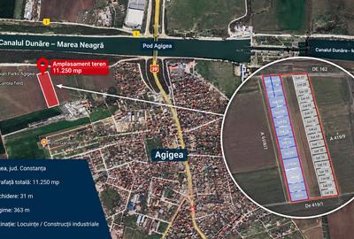 Teren Construcții intravilan de 11250 mp, în Agigea