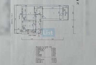 Apartament 2 camere etaj 1, Balcon 12mp - 7