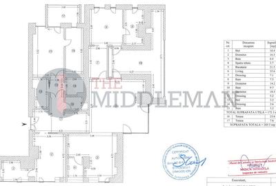 Apartament unic 4 camere de inchiriat in bloc Boutique Aviatorilor - Kiseleff - 27