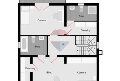 Casă 5 camere, parcelă de colț, dublu acces, de vânzare, Grigorescu - 8