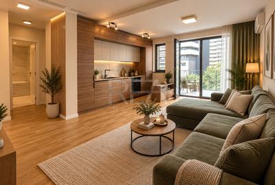 Apartament cu 2 camere semidecomandat, mobilat în Aviației