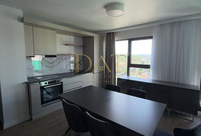 Apartament cu 2 camere semidecomandat, mobilat în Zorilor