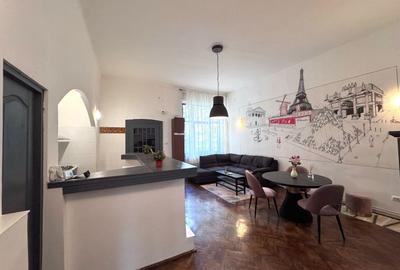 Apartament 2 camere 70 mp, cladire istorica, str Gh Sincai - Central - 11