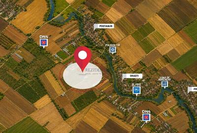 Teren intravilan de vânzare – 15.300 mp, deschidere la DN4, Frumusani - 3