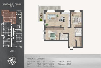 NOU! Apartament 3 Camere Metrou Nicolae Teclu, Bloc 2027, Dotari Excelente - 5