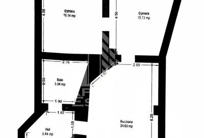 Apartament 2 camere,curte comuna,zona Lunei - 17