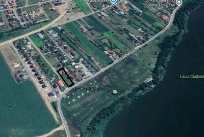 Ciurbesti pe malul lacului TEREN 810mp cu toate utilitatile - 2
