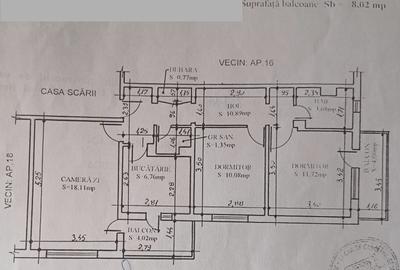 37418  Apartament 3 camere Anda