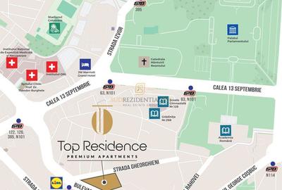 Apartament 2 camere, 81 mp, ansamblu rezidential premium, ultracentral - 23