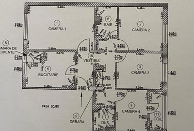 Apartament 4 camere decomandat, etaj 2, zona Electrica - 1