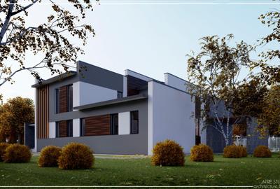 Casa individuala de lux cu 5 camere. Teren 700 mp. Comision 0 - 3